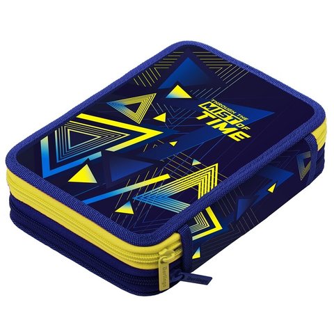 пенал для мальчика Triangles 2 отделения PK20011