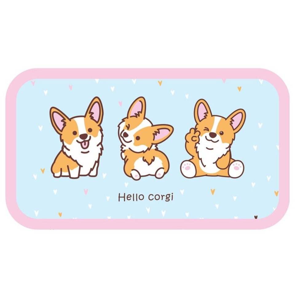 пенал для девочки Corgi 3 отделения ПК3_43828