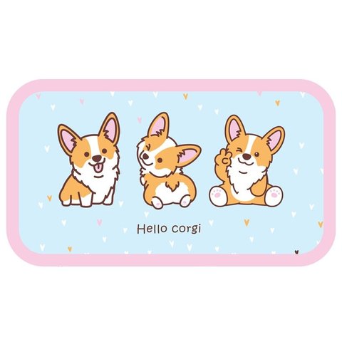 пенал для девочки Corgi 3 отделения ПК3_43828