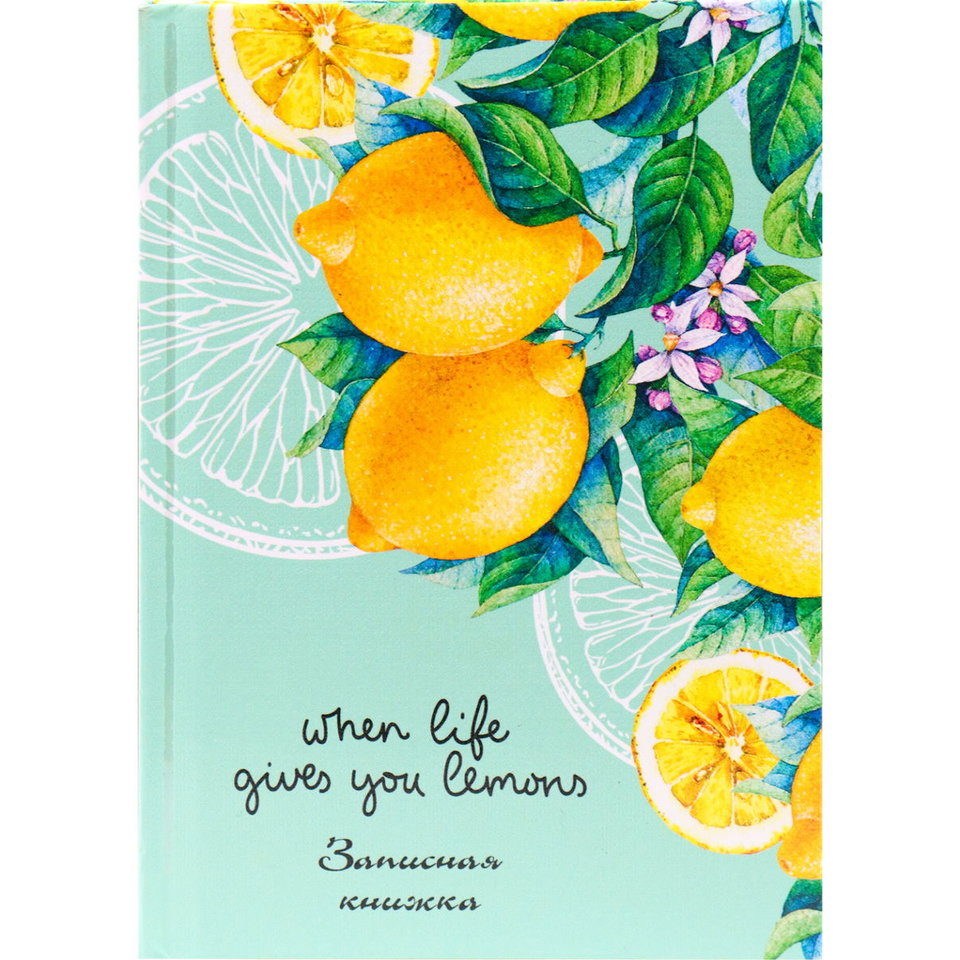 записная книжка А6 160 листов Рисунок Лимонов 160-0146
