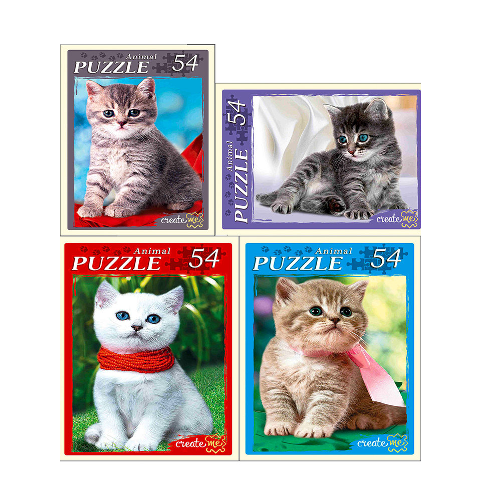 пазл 54 элемента Котята п54-3663
