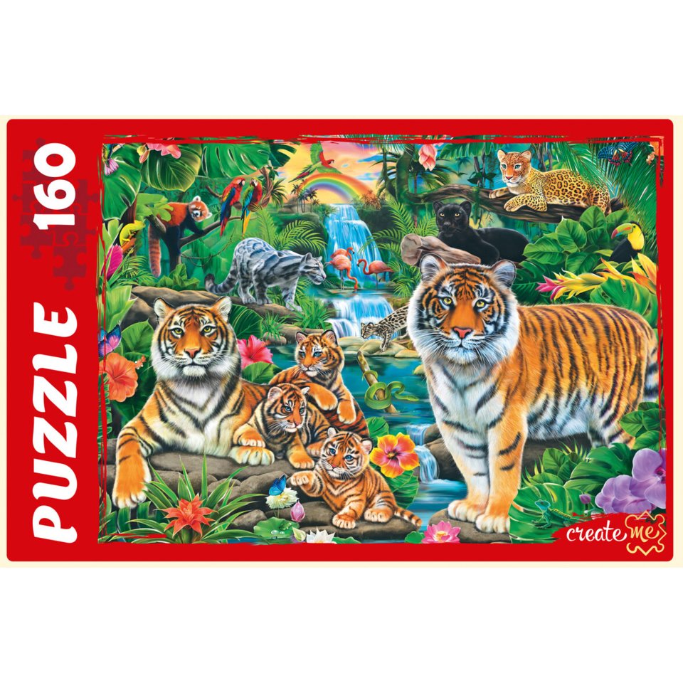 пазл 160 элементов Джунгли п160-8180