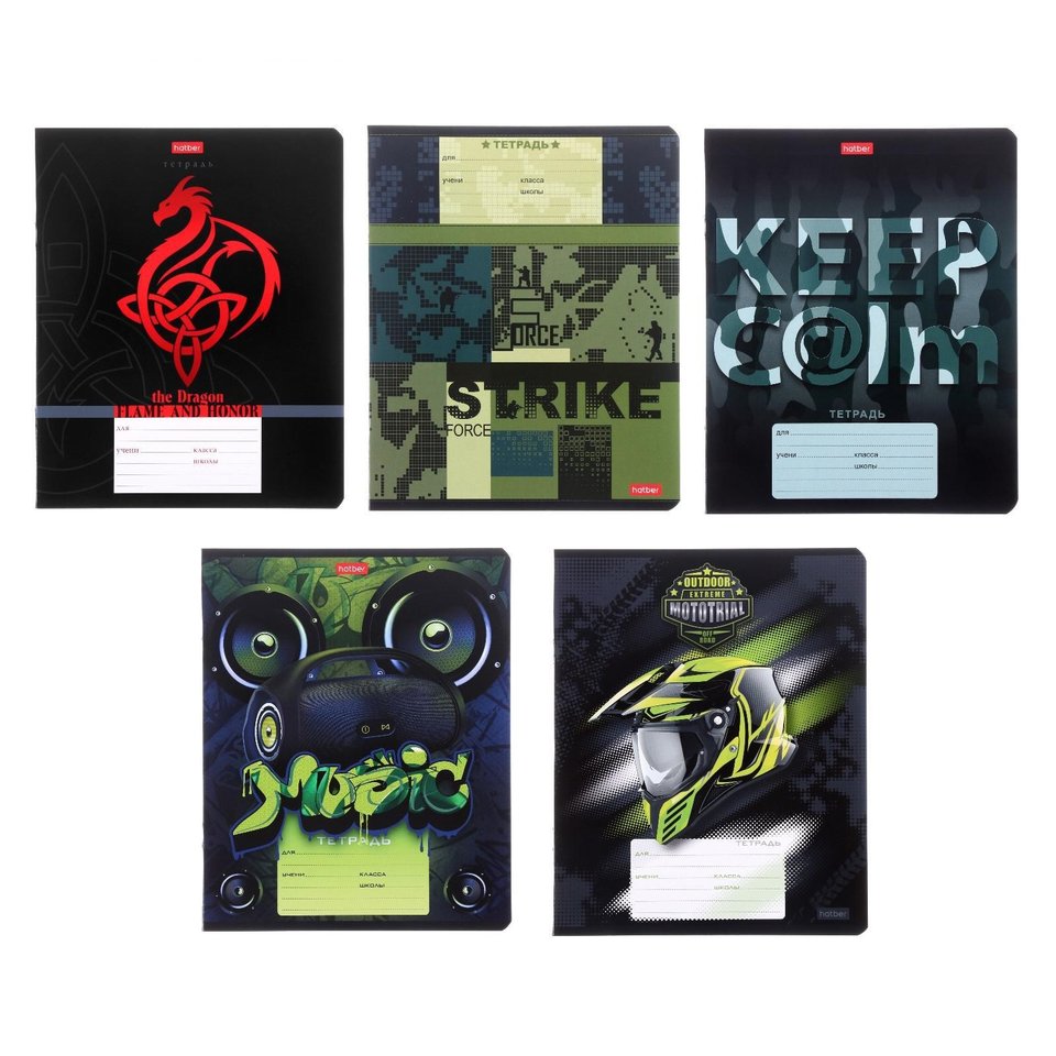 тетрадь 18 листов Для Мальчиков в клетку 063095