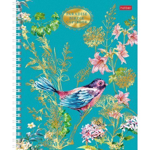 тетрадь 96 листов Райские Пташки в клетку 050385