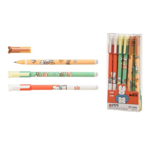 ручка кс пиши-стирай Cute Animals синяя 3482