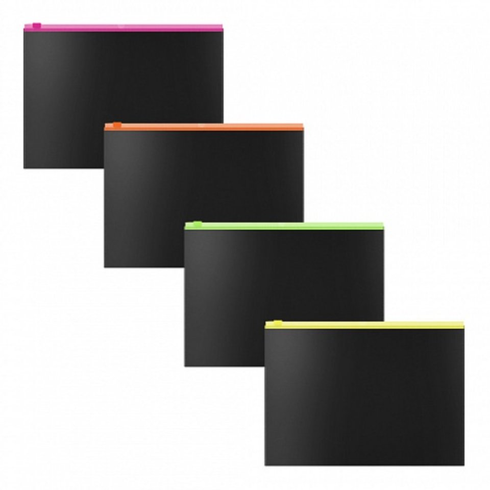 папка-пакет на молнии С6 zip Erich Krause Matt Accent ассорти 54955