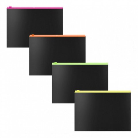 папка-пакет на молнии С6 zip Erich Krause Matt Accent ассорти 54955