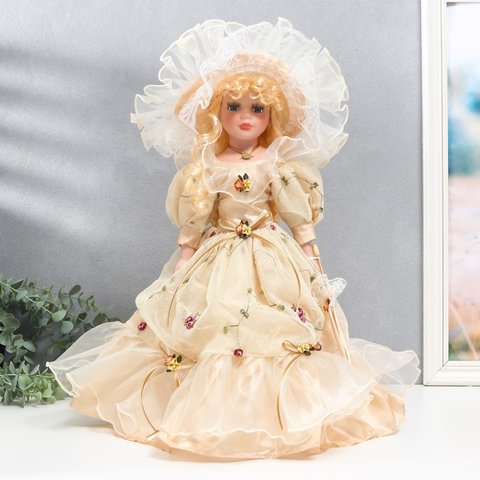 кукла фарфоровая Евгения 40см 5053253