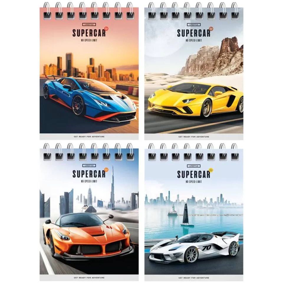 блокнот А7 40 листов Гонки. Sport Car на гребне 41019