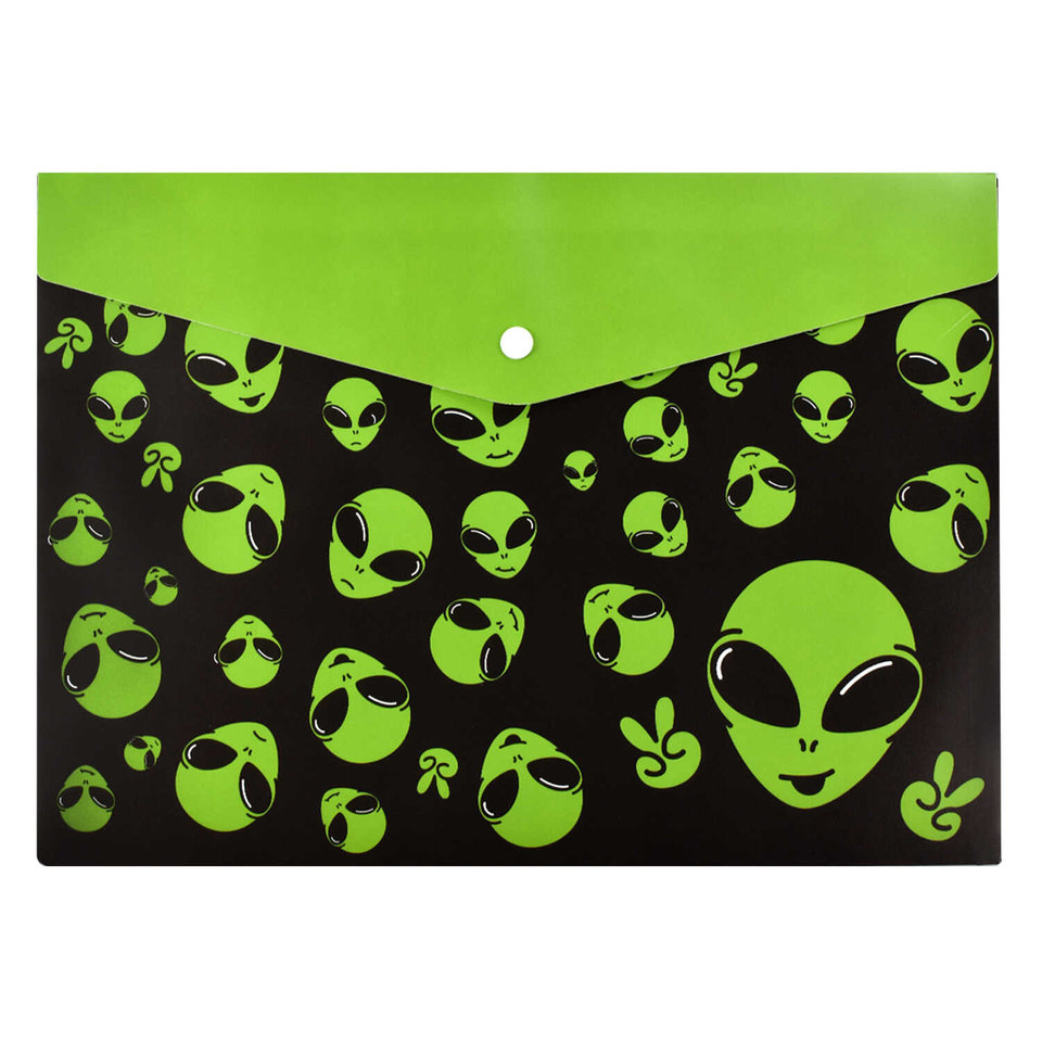 папка-конверт на кнопке А4 НЛО 59612