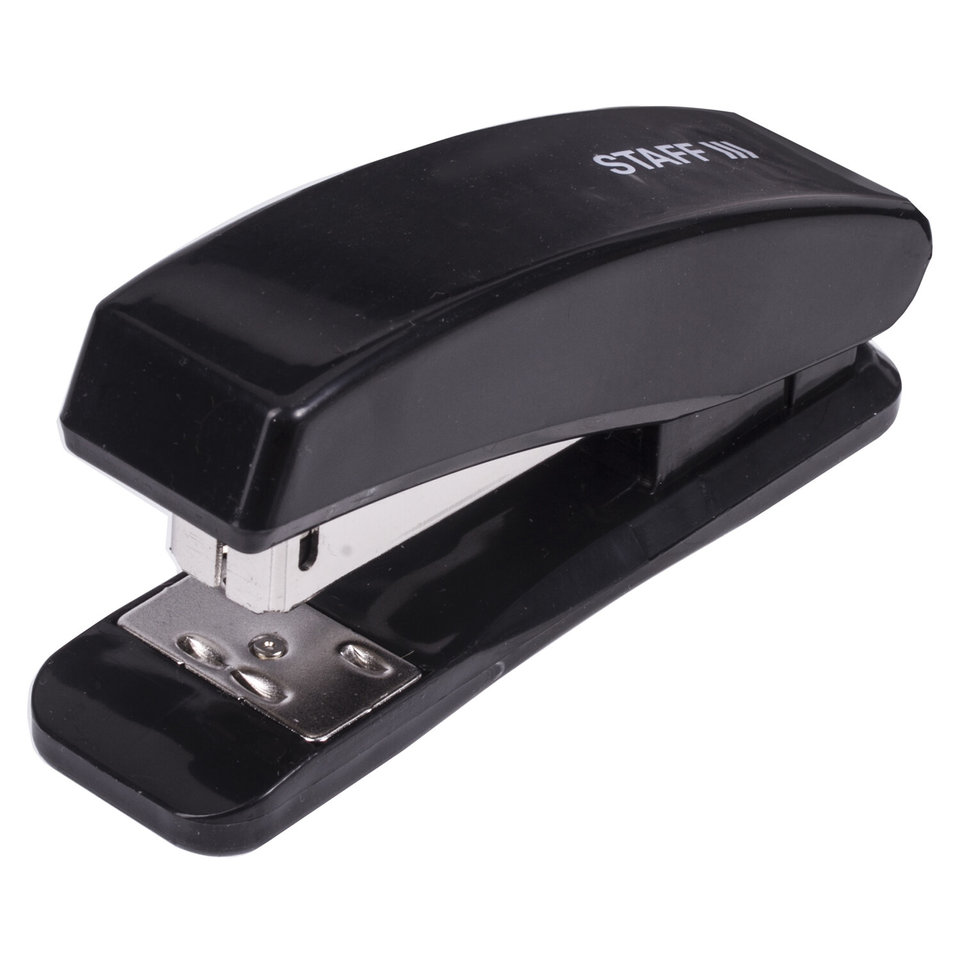 степлер №24/6 20 листов Staff 224626 черный
