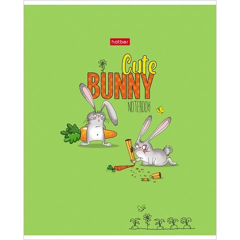 тетрадь 48 листов Милый Зайка в клетку 079234