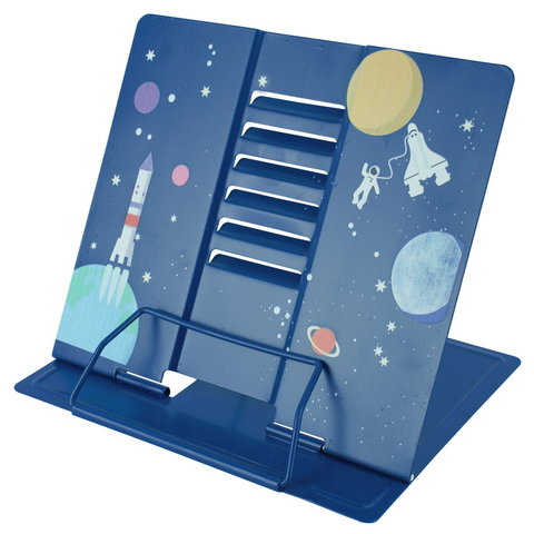 подставка для книг Космос металл синяя dv-13073 037428