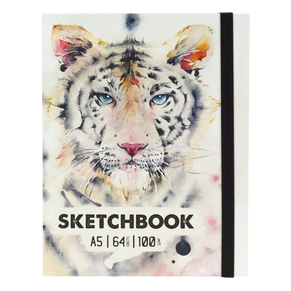 скетчбук А5 64 листа Tiger 100г/м с64-1557