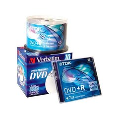 диск DVD+R Intro 4.7Гб 16x 10шт в плёнке Shrink