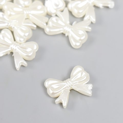 элементы для декора Бант Жемчужный 10 штук 7811808
