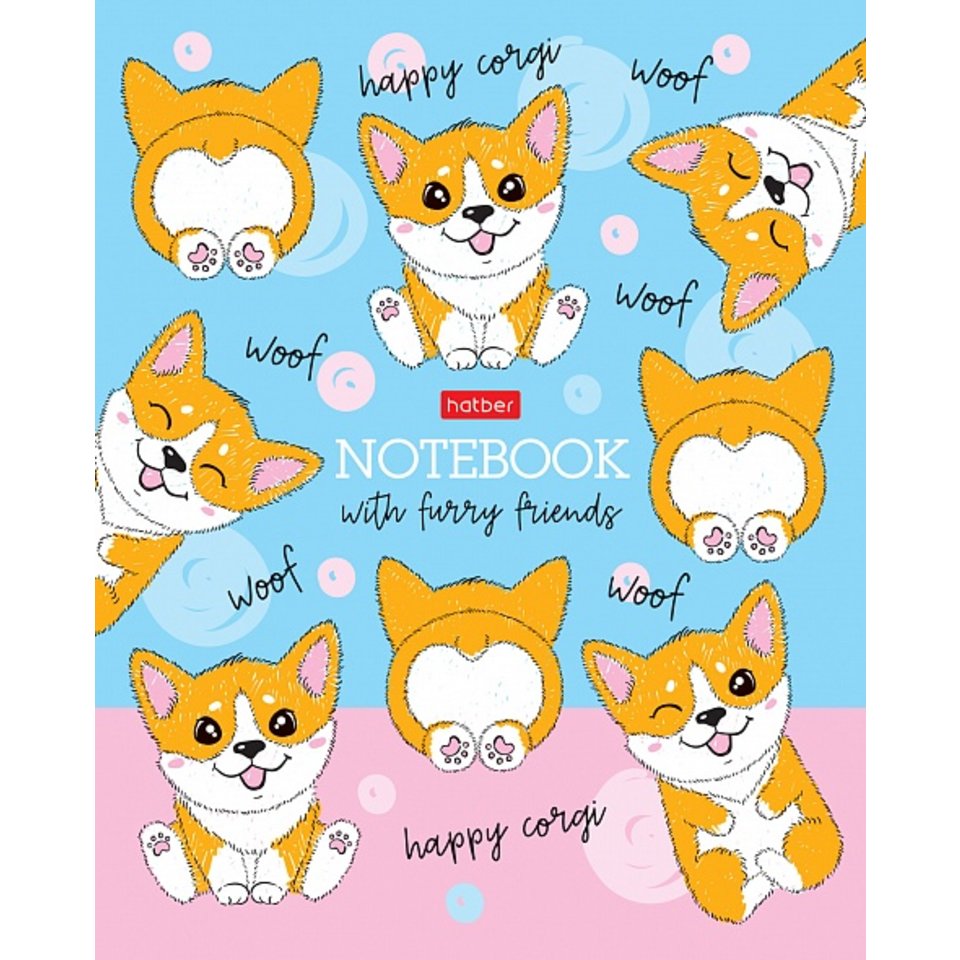 тетрадь 48 листов Пушистые Хвостики в клетку 079183