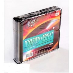 диск DVD+RW VS 4.7GB 4х SlimCase