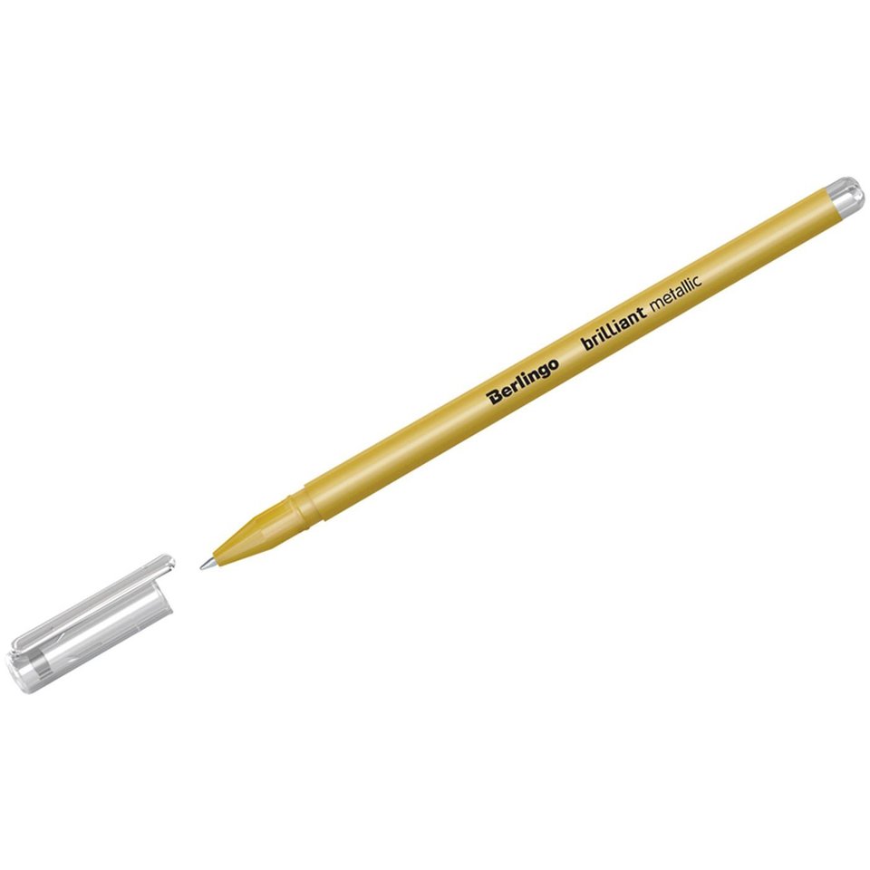 ручка гелевая Berlingo Brilliant Metallic золотая 0.8мм cgp_40009