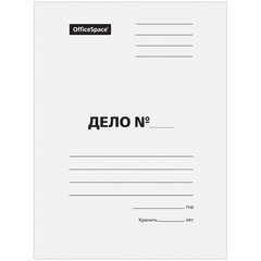 обложка (папка без скоросшивателя) А4 ДЕЛО картон мелованный 0,3мм 300г/м2 Officespace 158531