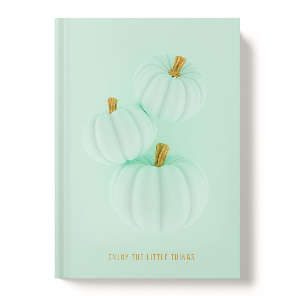 записная книжка А5 128 листов Бархатные Тыквы 13448