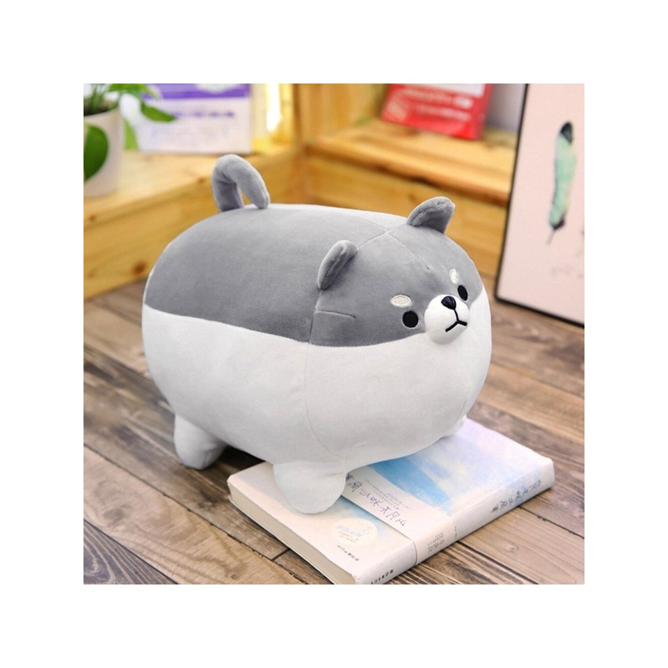 мягкая игрушка Сиба-Ину серый 35см 216070