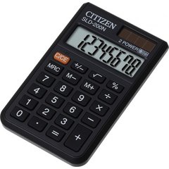 калькулятор карманный 8 разрядов Citizen SLD 200 двойное питание