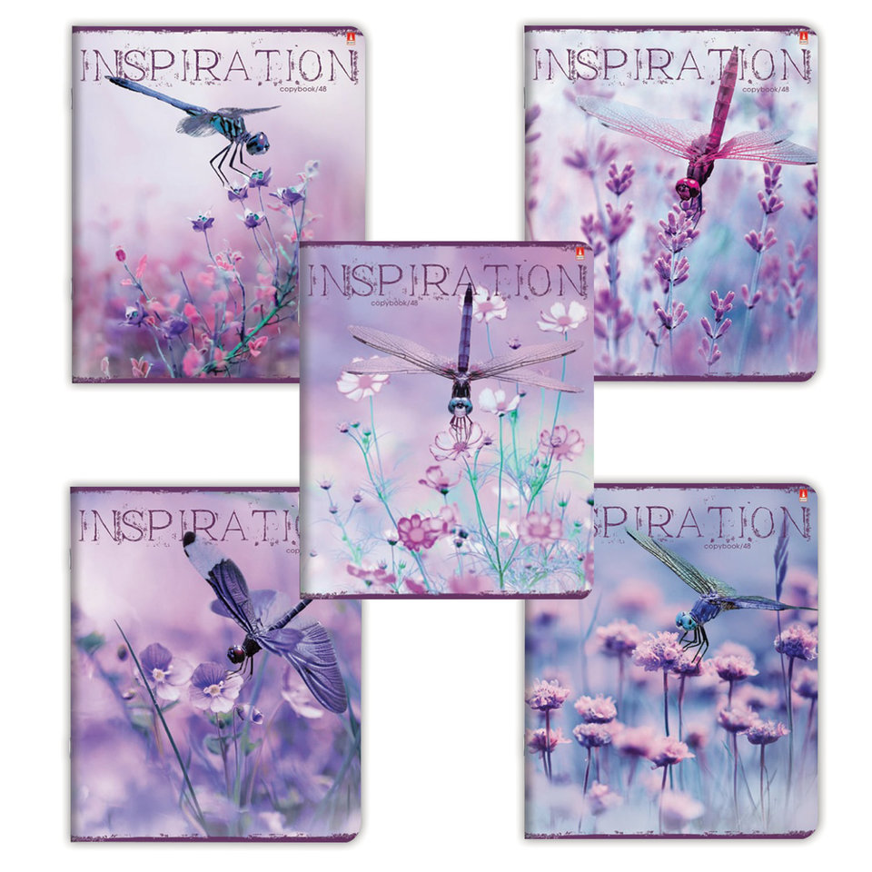 тетрадь 48 листов Лавандовое Настроение в клетку 7-48-598