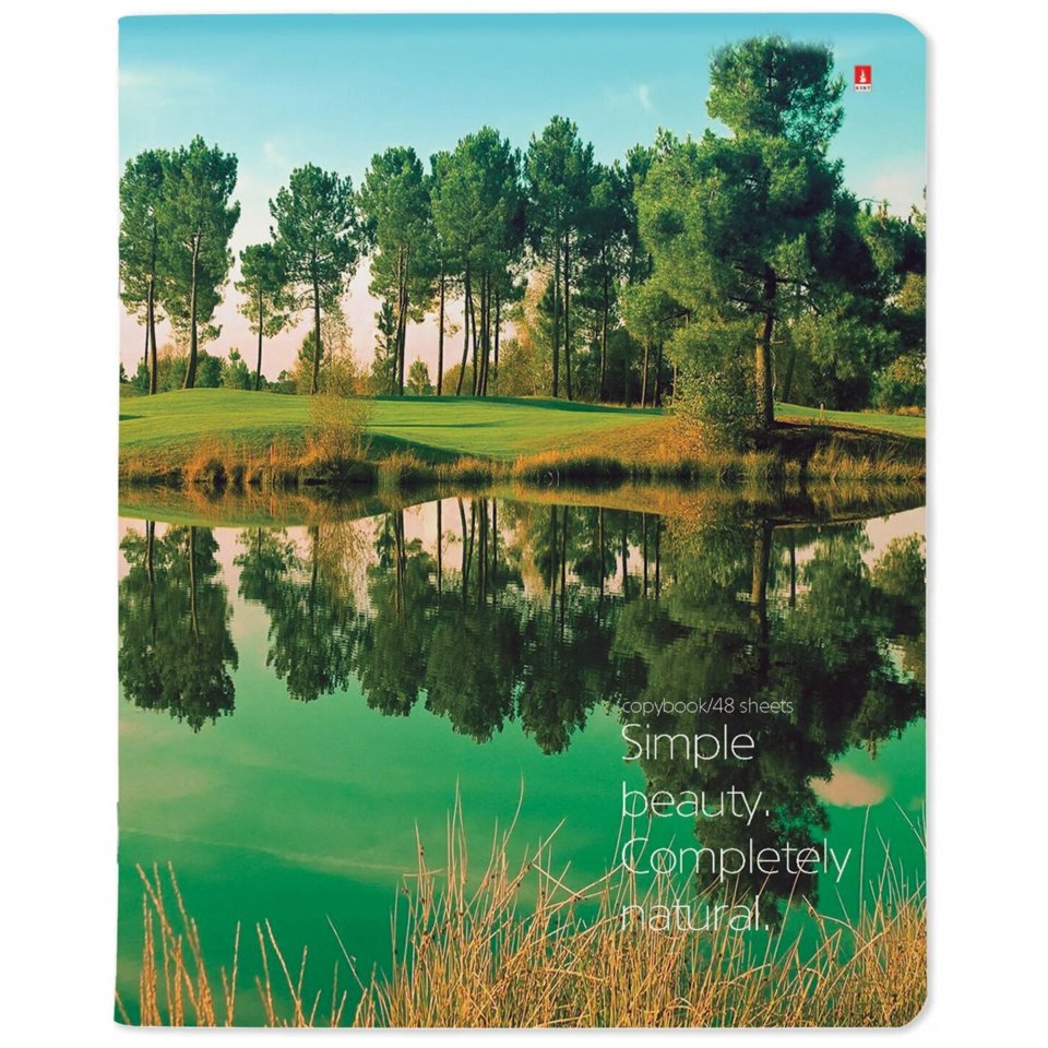 тетрадь 48 листов Природа Пейзажи в клетку 7-48-637