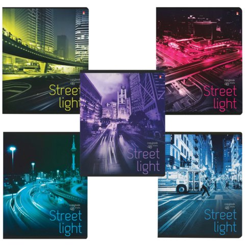 тетрадь 48 листов Ритм Мегаполиса в клетку 7-48-653