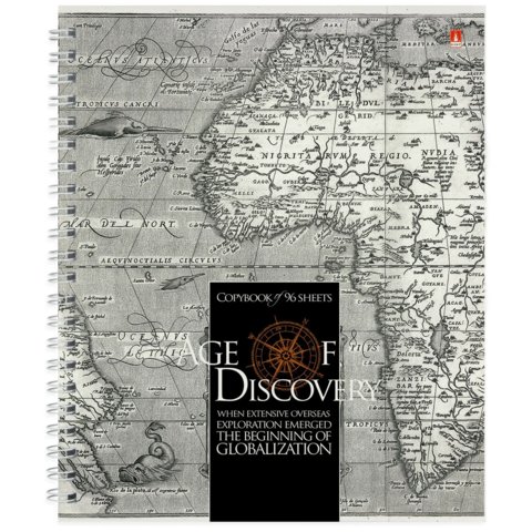 тетрадь 96 листов Эпоха Открытий в клетку 7-96-1115