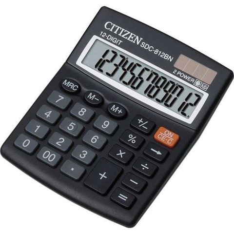 калькулятор настольный 12 разрядов Citizen SDC 812B
