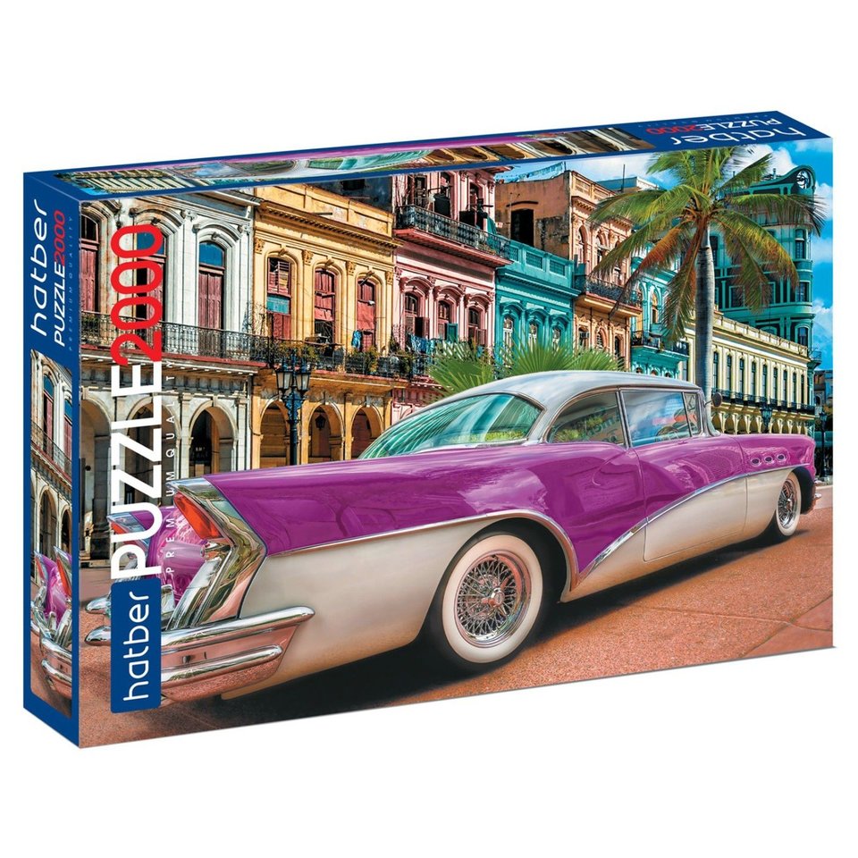 пазл 2000 элементов Ретро Автомобиль 20955