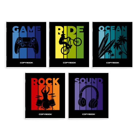 тетрадь 48 листов Увлечения в клетку 63161