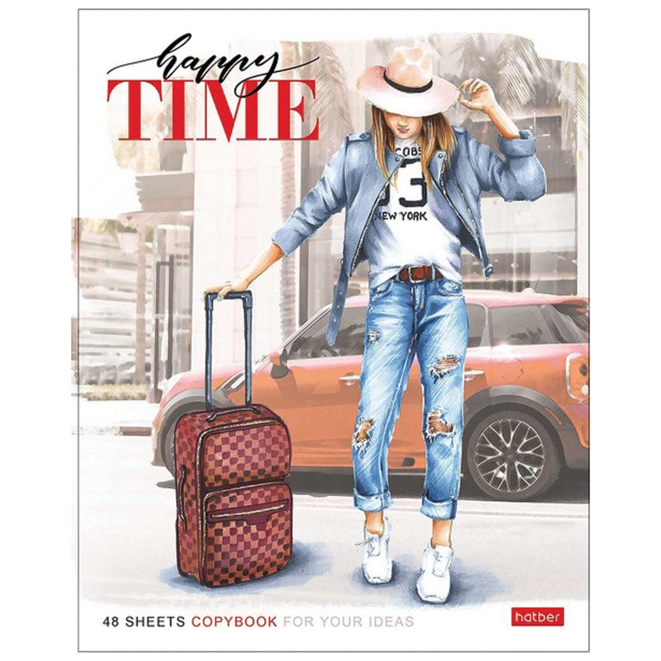 тетрадь на кольцах 160 листов Happy Time 23828 067836