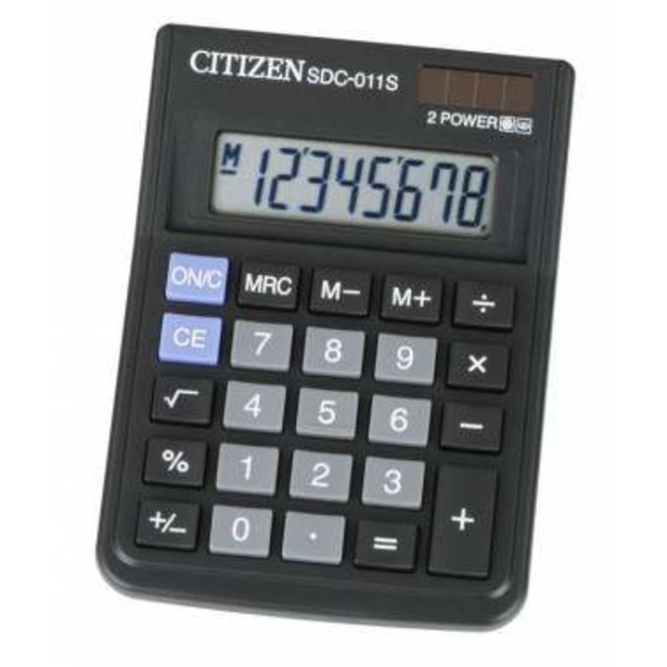 калькулятор настольный 8 разрядов Citizen SDC 011S New