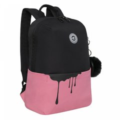 рюкзак для девочки Grizzly rxl-320-2/3 черный-розовый