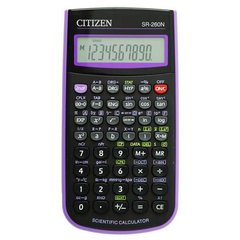 калькулятор научный 12 разрядов Citizen SR 260NPU 165 функций однострочный