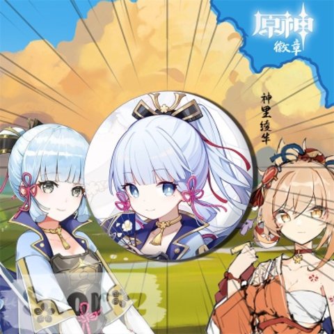 значок Genshin Impact Аяка рт-00013087 аниме