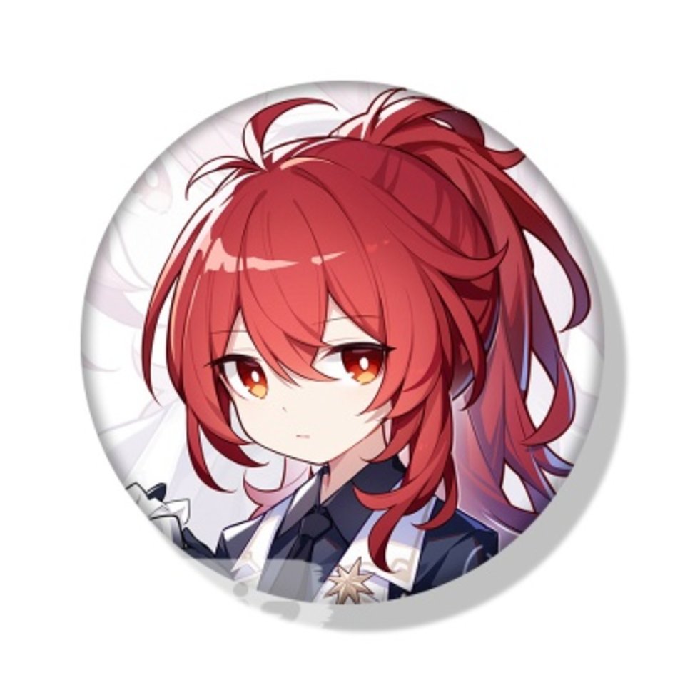 значок Genshin Impact Дилюк рт-00013086 аниме