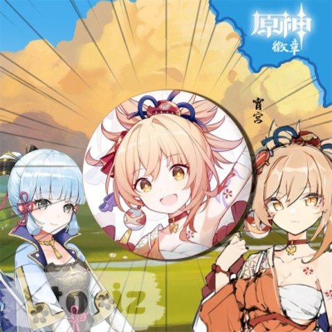 значок Genshin Impact Еимия рт-00013082 аниме