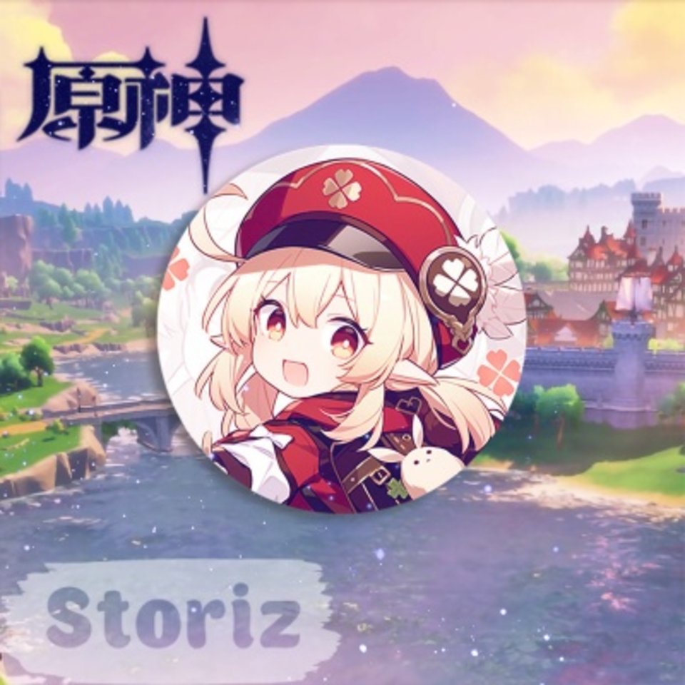 значок Genshin Impact Кли рт-00012377 аниме