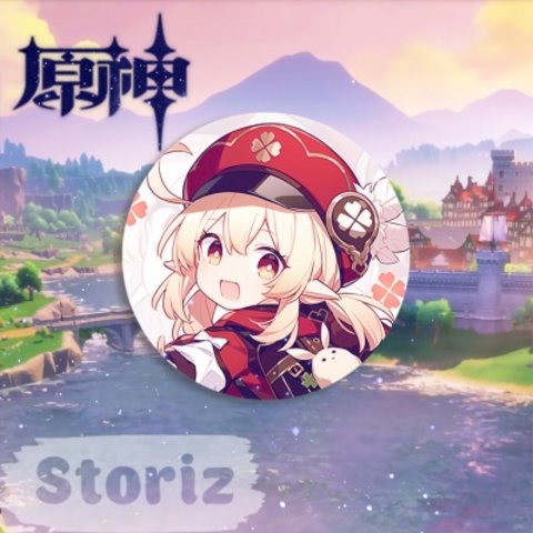 значок Genshin Impact Кли рт-00012377 аниме