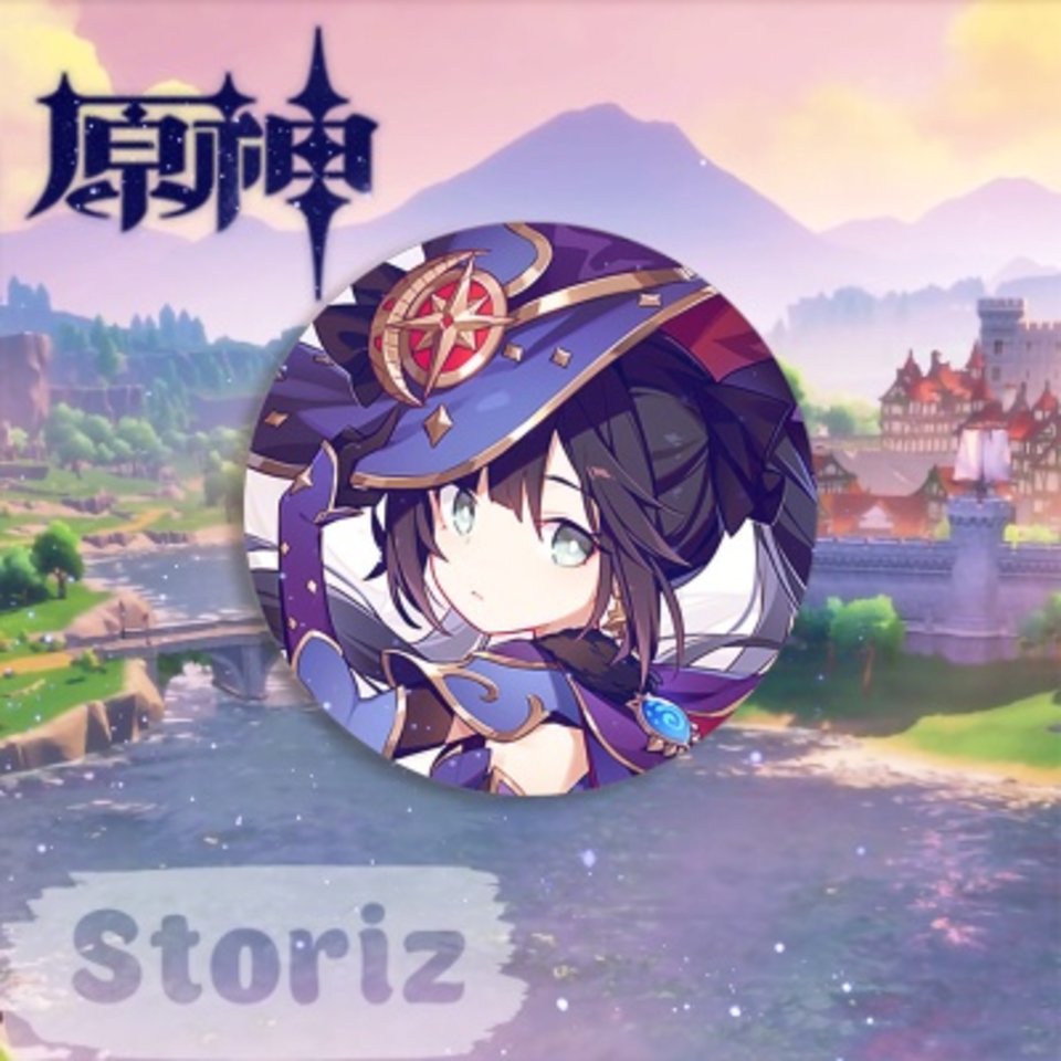 значок Genshin Impact Мона рт-00012376 аниме