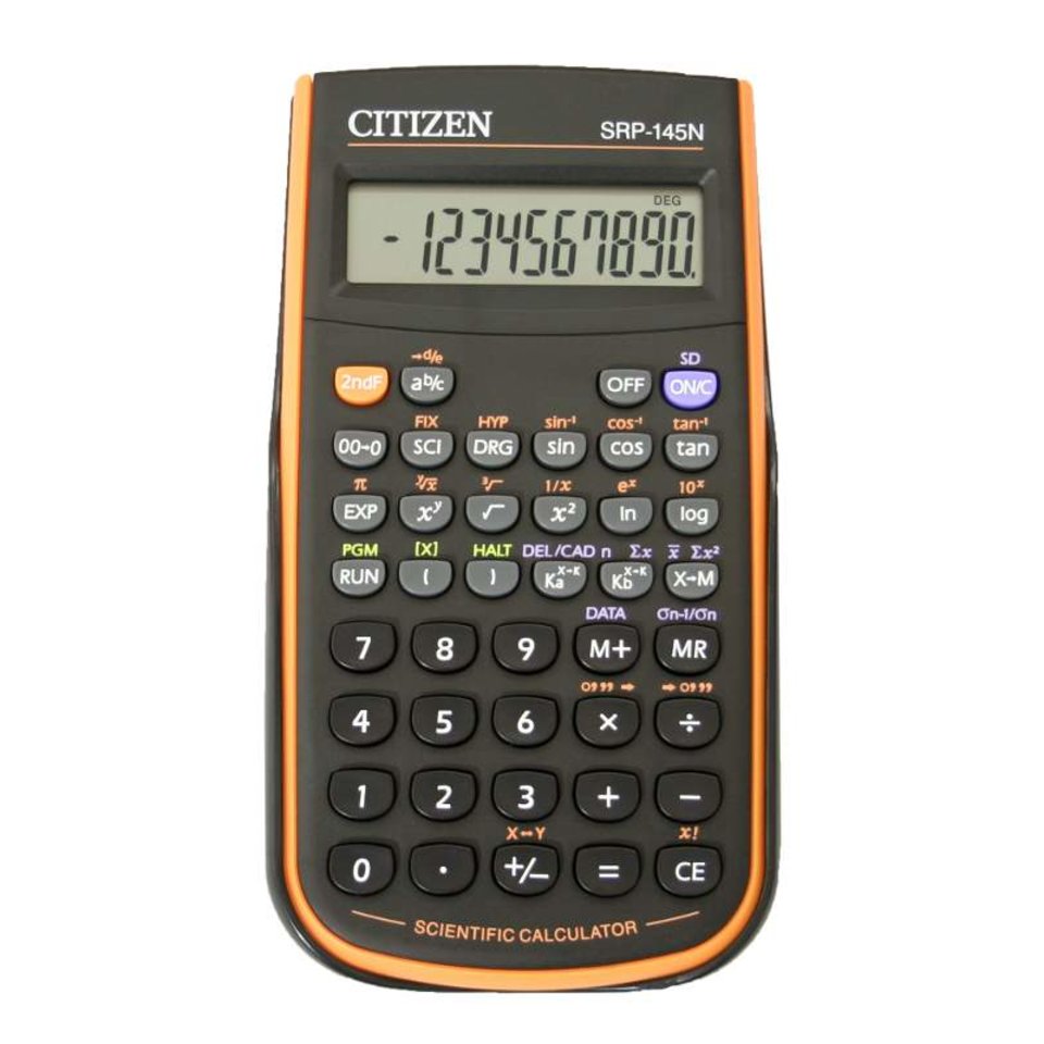 калькулятор научный 10 разрядов программируемый Citizen SRP145N 86 функций 40 шагов однострочный