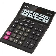 калькулятор настольный 12 разрядов большой CASIO GR-12-W-EH двойное питание 888