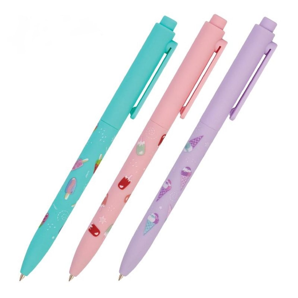 ручка шариковая Мороженки автоматическая синяя 20-0297 02