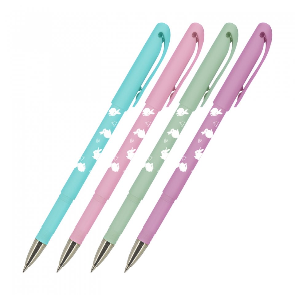 ручка гелевая пиши-стирай Милые Зайчата синяя 20-0255