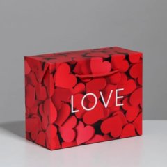 коробка подарочная Love 23х18х11см 5053590