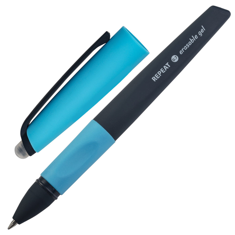 ручка гелевая Brauberg REPEAT пиши стирай синяя 0.7мм 143662
